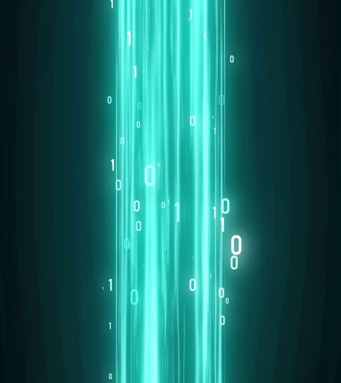 【带通道】绿色数据传输数据光线速度线