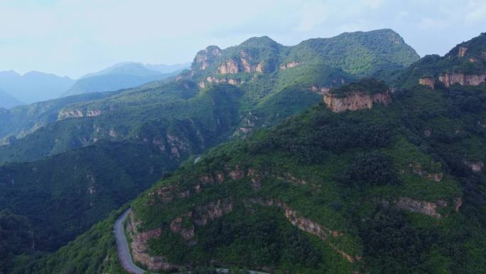 [4K]航拍素材.北京平谷熊南路风光