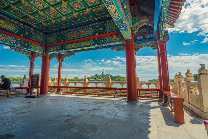 北海公园 皇家园林 白塔寺 北京8K延时