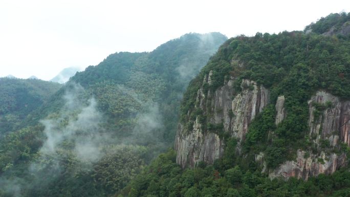 台州天台九遮山风景区仙境云海风光 航拍