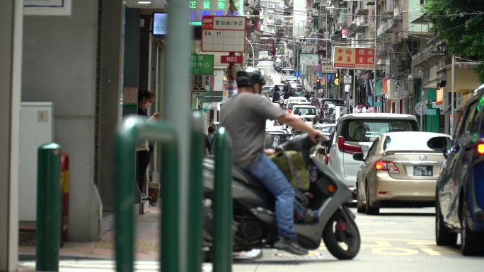 澳门街景实拍多组素材