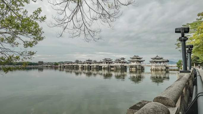 潮州广济桥移动延时