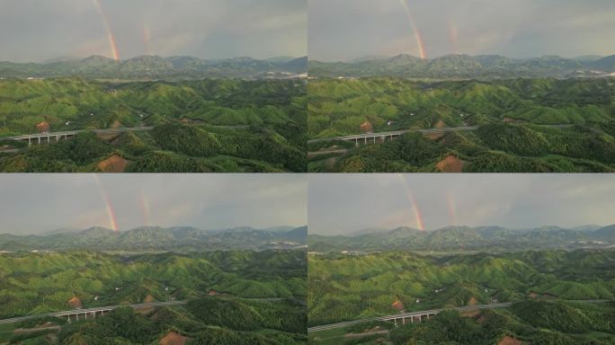 雨后双彩虹