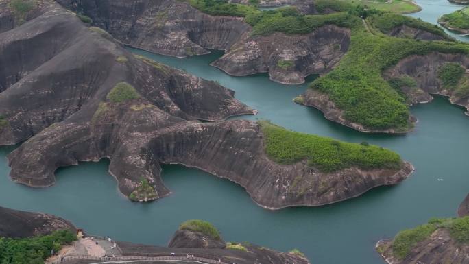 4K航拍湖南高椅岭自然风光