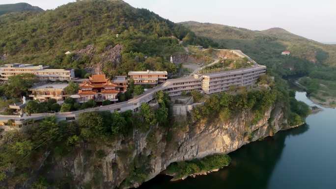 航拍沉香寺