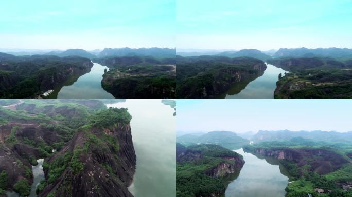 航拍飞天山峡谷