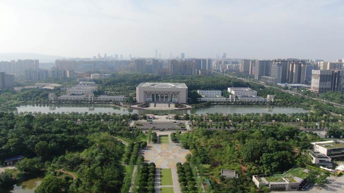 城市航拍湖南 省政府 (3)
