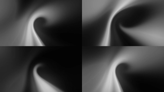 暗黑白扭曲旋转断层抽象时间隧道