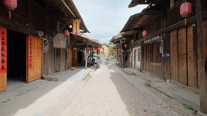 古代商铺 圩镇 小镇 乡镇 乡村 街景