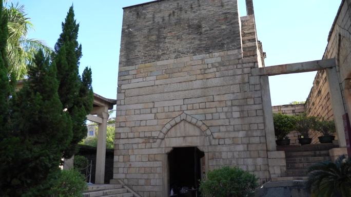 泉州清净寺建筑细节特写实拍各角度伊斯兰教