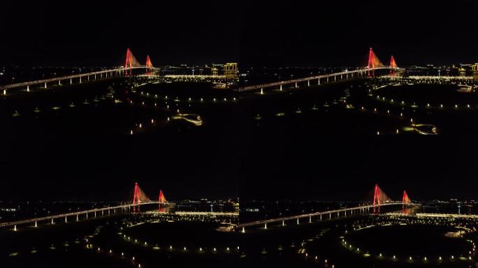 航拍礐石大桥夜景2
