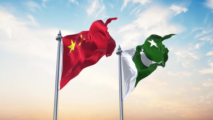 中国-巴基斯坦国旗-1