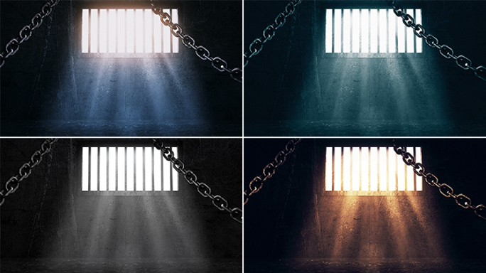 【4款】监狱牢房牢狱铁链锁链