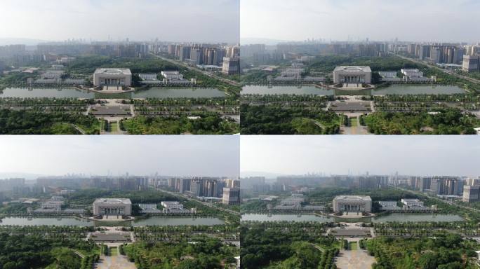 城市航拍湖南 省政府 (2)
