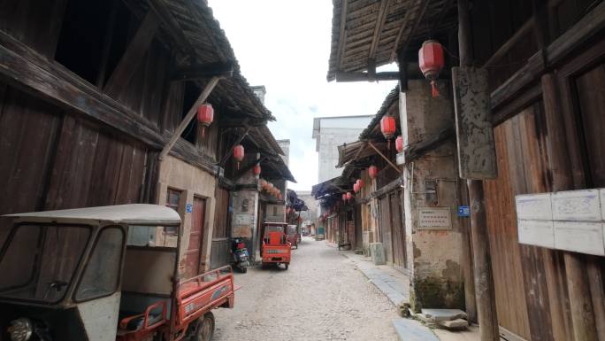 古代商铺 圩镇 小镇 乡镇 乡村 街景