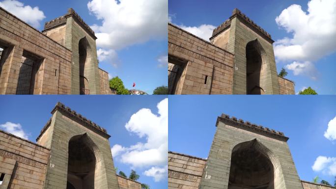 泉州清净寺建筑细节特写实拍各角度伊斯兰教