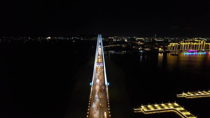 航拍礐石大桥夜景6