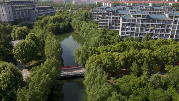 航拍南京晓庄学院