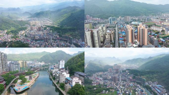 清晨的桂林资源县城