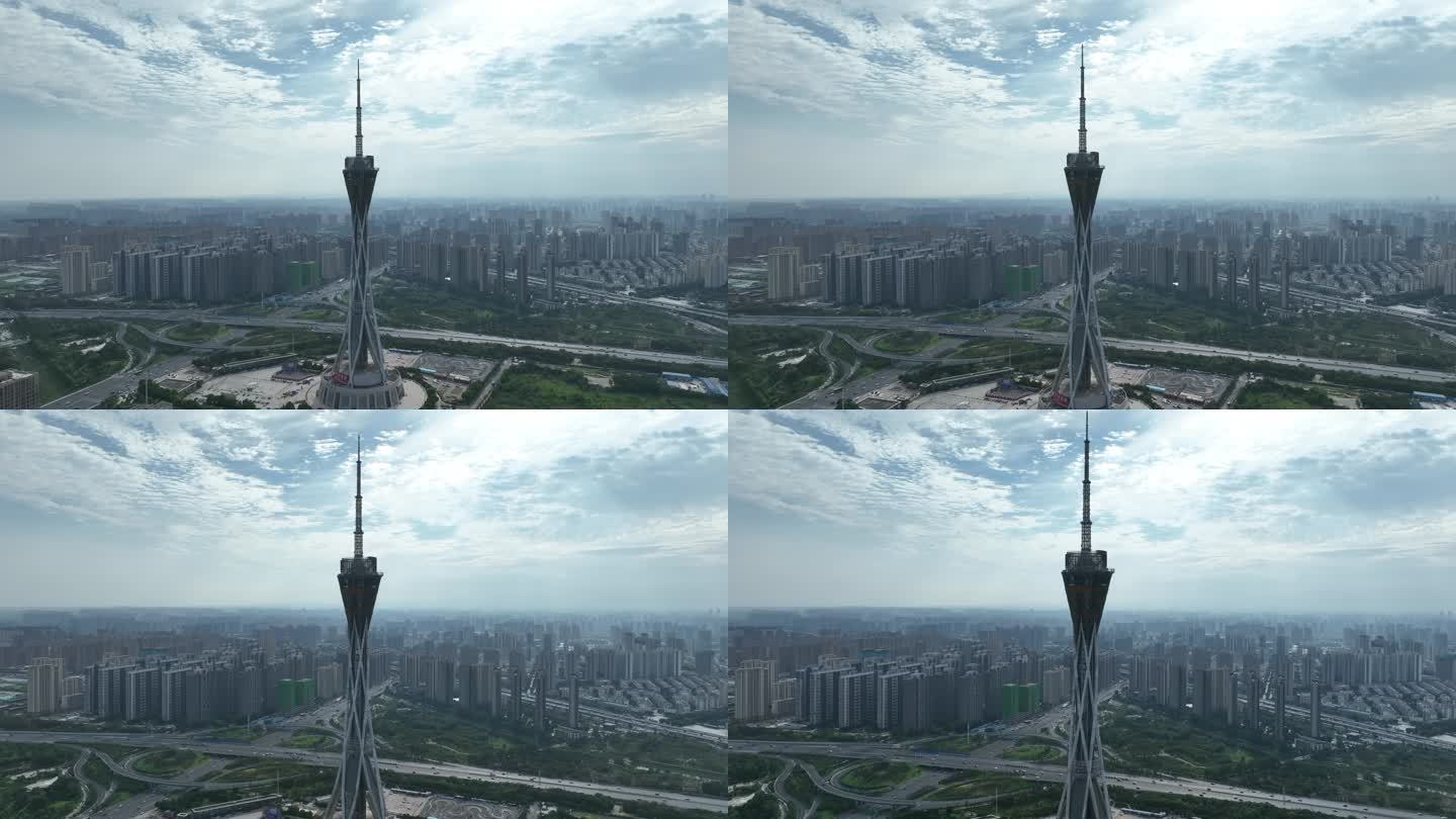 郑州标志性建筑 福塔 广播电视发射塔