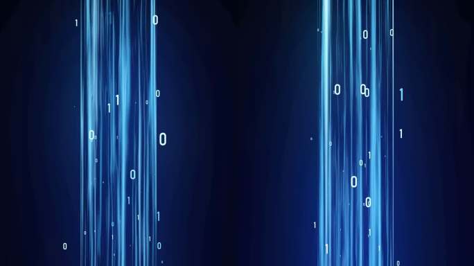 【带通道】蓝色数据传输数据光线速度线