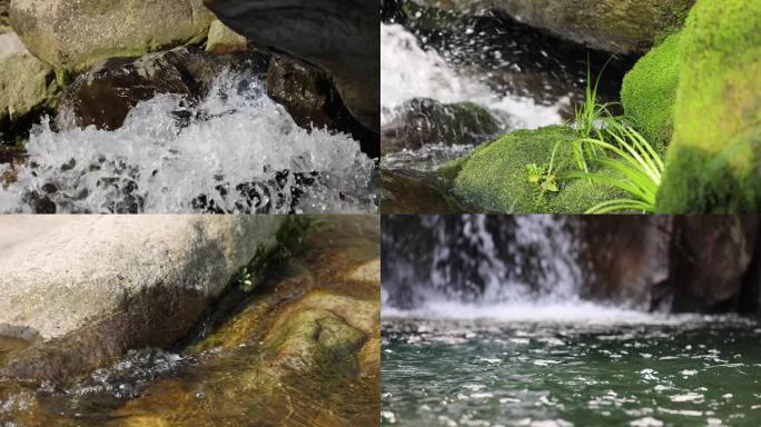 水大自然山泉水瀑布