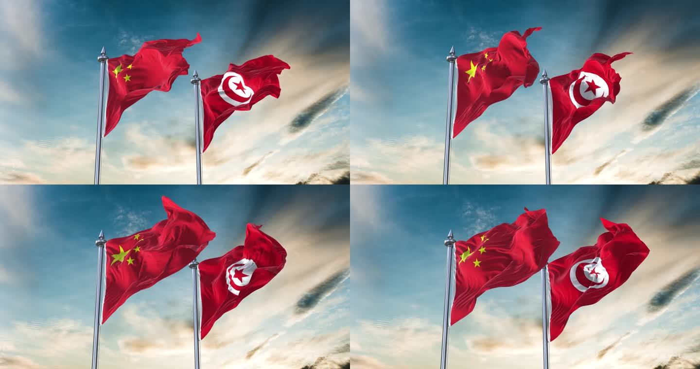 中国- 土耳其国旗
