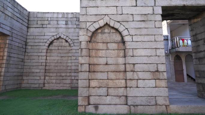 泉州清净寺建筑内部细节特写实拍伊斯兰教