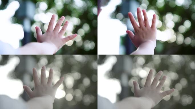 手抚阳光唯美意境小清新-阳光透过指间