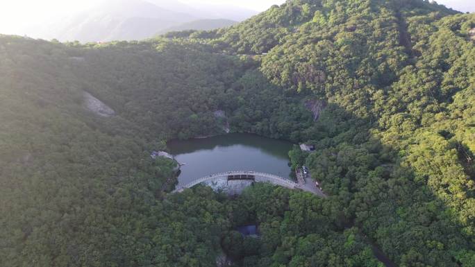 泉州清源山天湖航拍福建5a级景区旅游景点