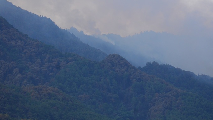 2022年8月重庆北碚缙云山的那一场山火