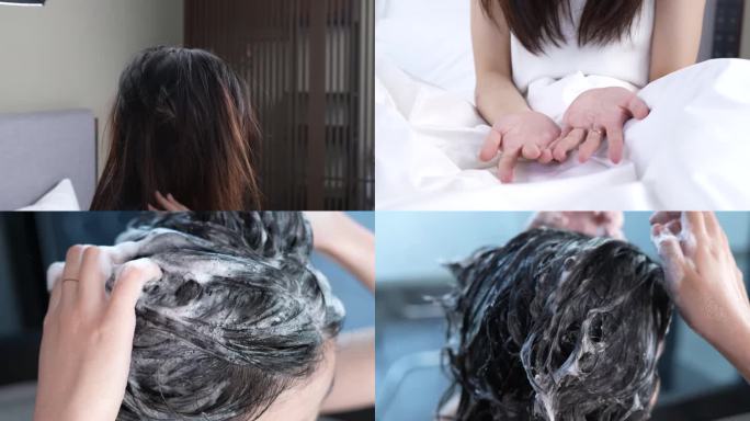 4K头发问题洗发水广告