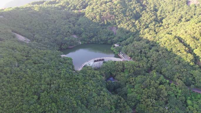 泉州清源山天湖航拍福建5a级景区旅游景点