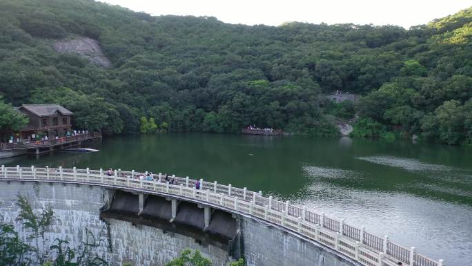 泉州清源山天湖航拍福建5a级景区旅游景点