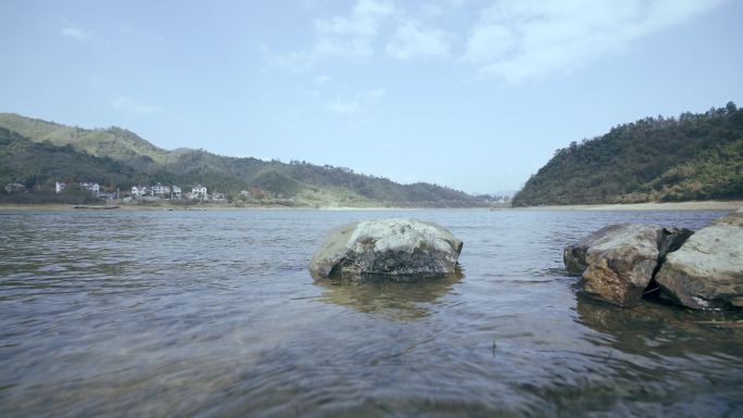 浙江湖州赋石水库湖景