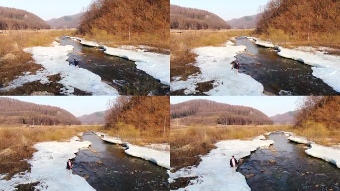 长白山积雪冰河旅游