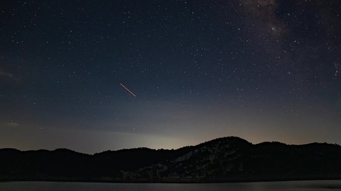 贵州省乌江流域星空延时