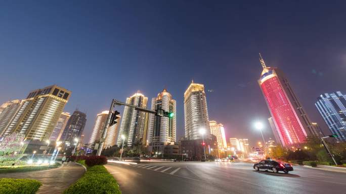 青岛 都市夜景 人间烟火