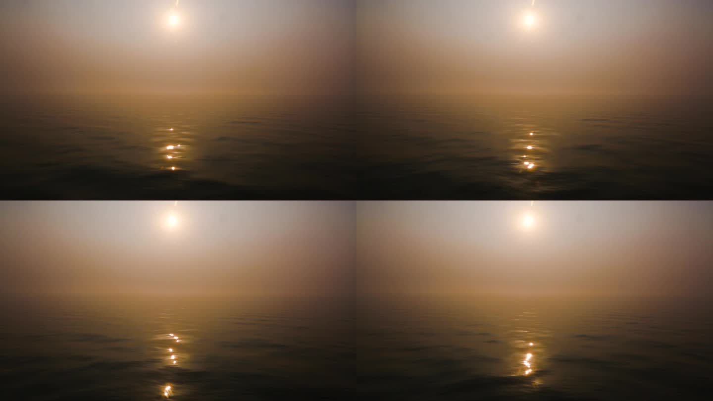 水 金色 波光粼粼 金色夕阳湖面