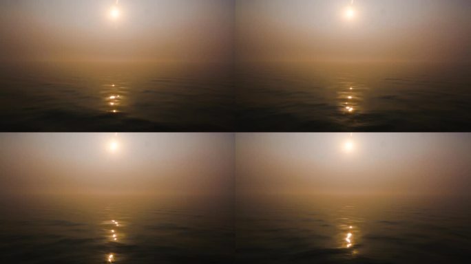水 金色 波光粼粼 金色夕阳湖面