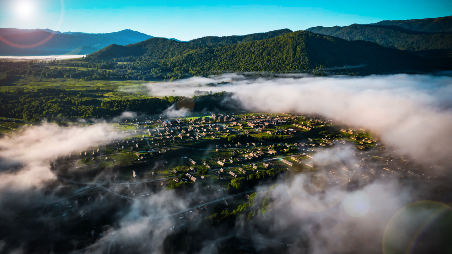 大美新疆 航拍禾木赛里木湖喀纳斯喀拉峻