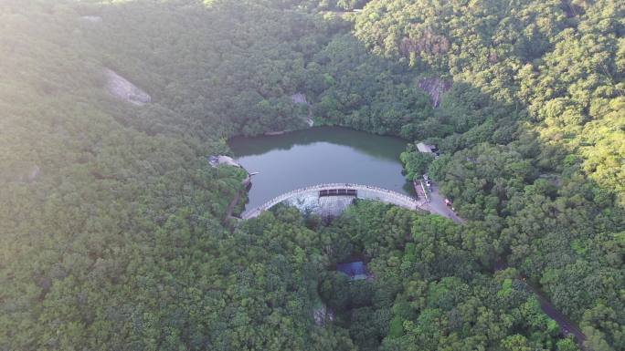 泉州清源山天湖航拍福建5a级景区旅游景点