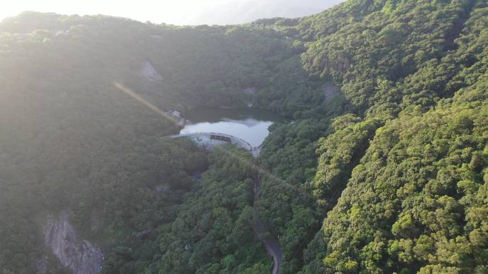 泉州清源山天湖航拍福建5a级景区旅游景点