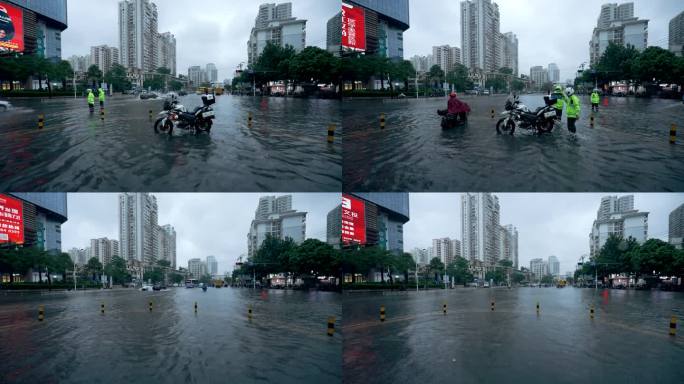 城市雨季交通-延时