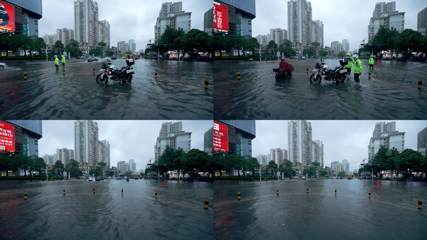 城市雨季交通-延时