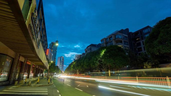 佛山禅城区地标日转夜延时