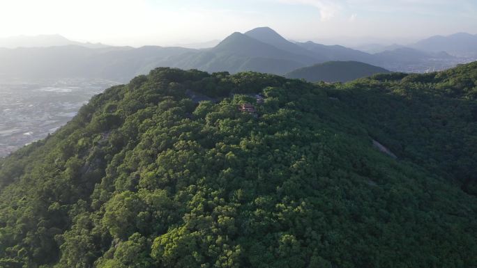 泉州清源山天湖航拍福建5a级景区旅游景点