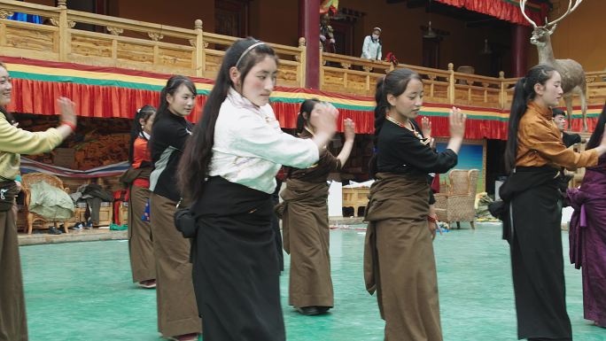 【4k】藏族舞蹈教学传习所