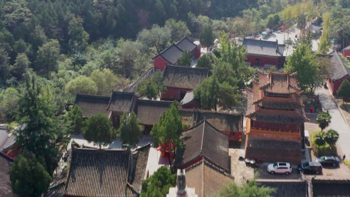 航拍平顶山汝州风穴寺