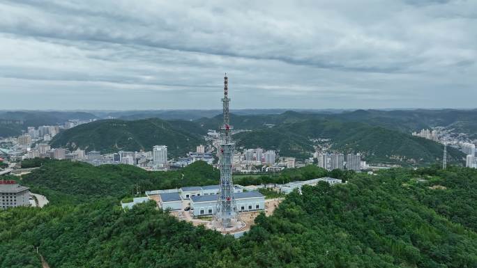 延安电视台电视信号发射塔